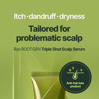 Ryo – Сыворотка для кожи головы Root Gen Triple Shot, 60 мл
