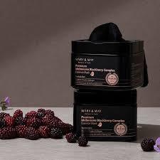 Mary & May - Premium Idebenone Blackberry Complex Mask 30ea - Koreabe