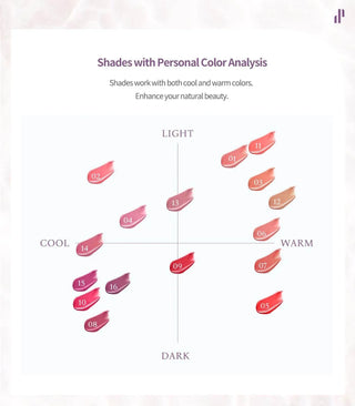 Heart Percent - Dote On Mood Pure Glow Tint - 16 Colors - Koreabe