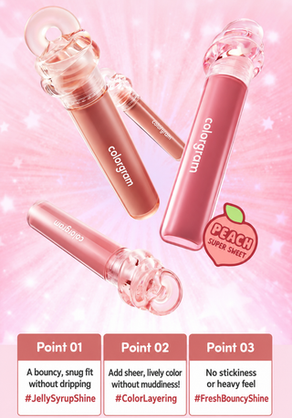 Colorgram - Jelly Layering Gloss - 4 Colors