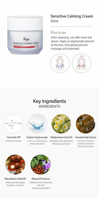 ISOV - Sensitive Calming Cream 50ml