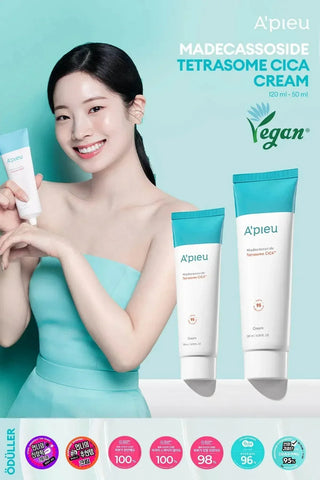 Apieu - Madecassoside Tetrasome Cica Cream 50ml - Koreabe