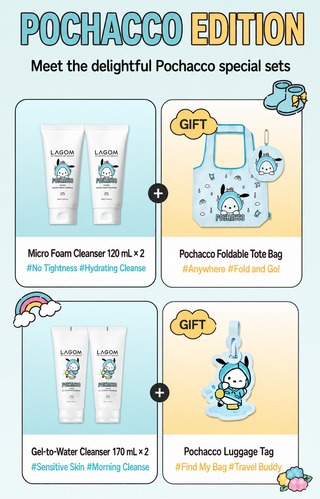 Lagom - Cellup Micro Foam Cleanser 120ml + 120ml (Sanrio Ver)