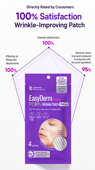Easyderm - PDRN-патчи от морщин 700shot, 4 шт.