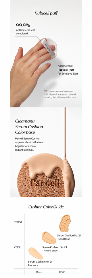 Parnell - Увлажняющая тональная основа Cicamanu SPF45+ PA++