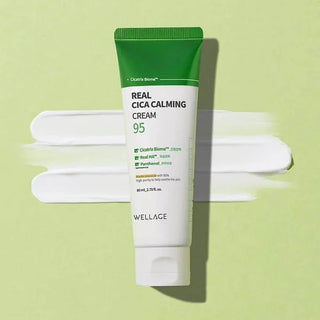 Wellage Real Cica Calming Cream 95 80ml - Koreabe