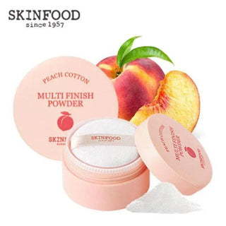 Skinfood Peach Cotton Multi Finish Powder Larger 15g - Koreabe