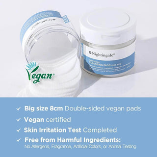 Nightingale - Daily Derma Cleansing Pads Mild Acid 70ea - Koreabe
