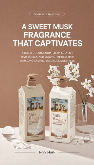 Milk Baobab - Ivory Musk Hair Treatment 1000ml