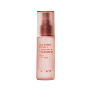 Kuoca - Wild Peach Squeeze Topped With French Herbs Hair Mist 50ml