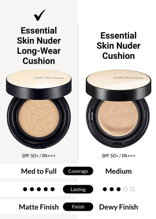 Jung Saem Mool - Essential Skin Nuder Cushion + Refill - 7 Colors - Koreabe