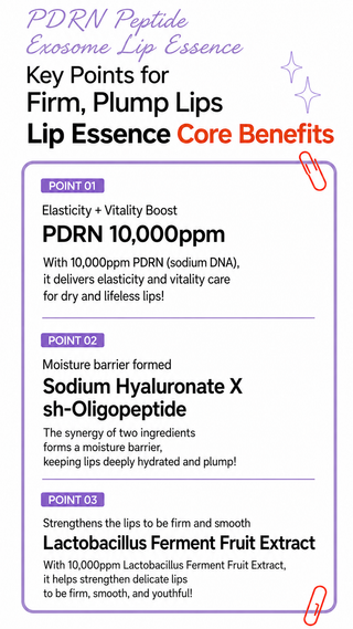 Wati For Skin - Пептидная эссенция для губ с экзосомами PDRN, 20 мл