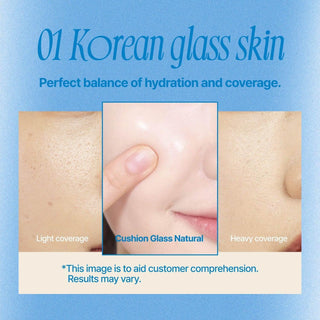 Fwee - Cushion Glass Natural SPF50+ PA+++ - Koreabe