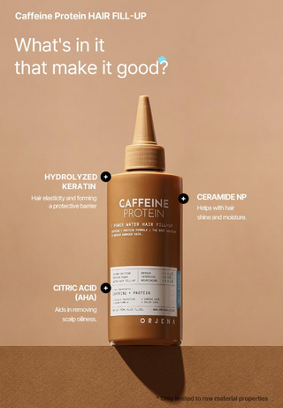 Orjena - Увлажняющая маска-филлер для волос с кофеином и протеинами Power Water Hair Fill Up, 190 мл