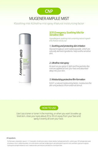 CNP - Mugener Calming Ampule Mist 100ml - Koreabe