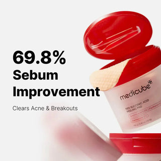 Medicube - Red Succinic Acid Peeling Pad 70ea - Koreabe