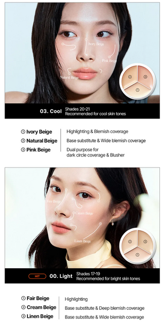 tfit - Стойкий консилер Cover Up Pro Concealer 15 г - 5 оттенков