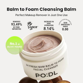 PODL - 2X Освежающий бальзам-пенка для умывания Bam Balm, 130 мл