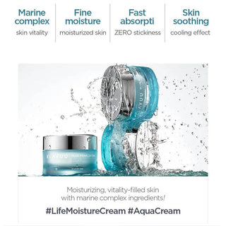 KLAVUU - Blue Pearlsation Marine Co Aqua Cream 50ml - Koreabe