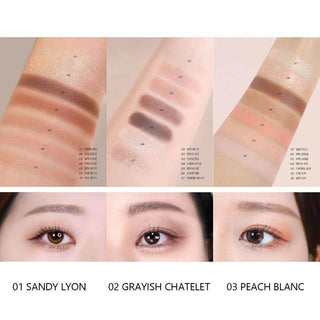 Giverny Nuance G Eye Palette - 3 Colors - Koreabe