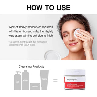 Nightingale - Daily Derma Cleansing Pads Mild 70ea - Koreabe