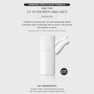 Sekkisei - Mild Milk UV Suncreen SPF50+ PA+++ 50ml