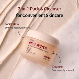 Nacific - Rice Pepta Collagen Gelato Pack Cleanser 150ml
