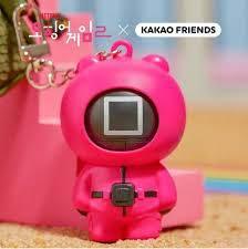 Kakao - Squid Game X Kakao Friends Moving Keyring Ryan - Koreabe