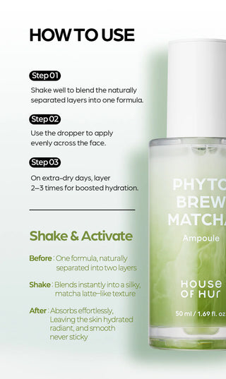 House of Hur - Phyto Brew Matcha Ампула 50мл