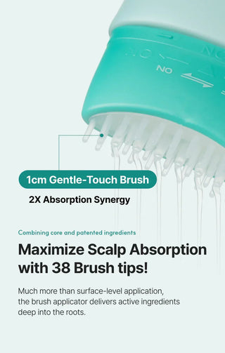Lilyeve - Scalp Turn Cica PDRN Brush Ampoule 100ml - Koreabe