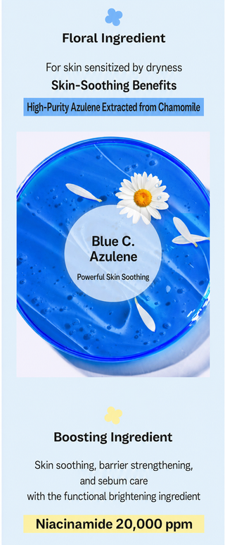 Mamonde - Успокаивающий крем с азуленом Calming Shot Cream, 60 мл