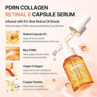 Mixsoon - PDRN Collagen Retinal 6 Capsule Serum 30ml