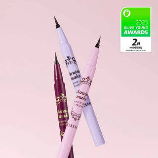 Kiss Me - Heroine Make Smooth Liquid Eye Liner In 1+1 - 3 Colors - Koreabe