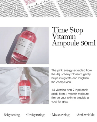 P Lab - Time Stop Vitamin Ampoule 30ml - Koreabe