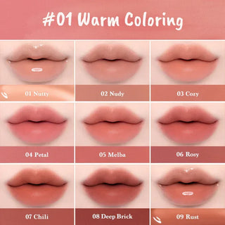 Dasique - Mood Painting Lip & Cheek - 01 Warm Coloring - Koreabe