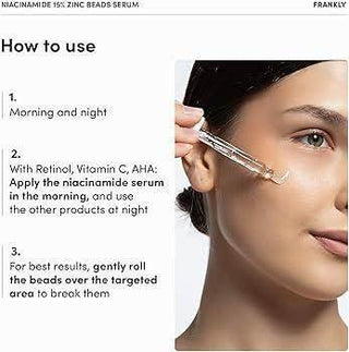 Frankly - Niacinamide 15% Zinc Beads Serum 30ml - Koreabe
