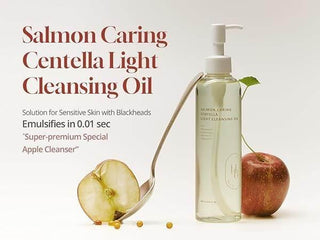 Heveblue - Salmon Caring Centella Light Cleansing Oil 250ml - Koreabe