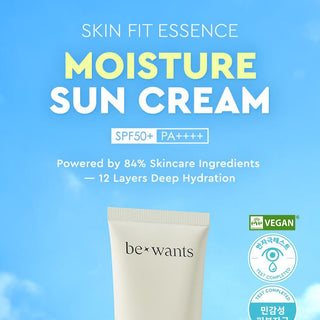 Bewants - Увлажняющий солнцезащитный крем-эссенция для лица Skin Fit 50мл