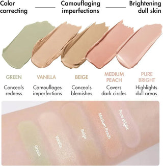 Luna - Conceal Blender Palette - 01 Clear Clover - Koreabe