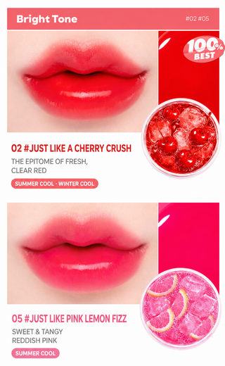 Lilybyred - Juicy Water Tint - 8 вариантов