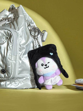 BT21 - MANG Baby Born To Dance Doll Keyring (Black Hat) - Koreabe