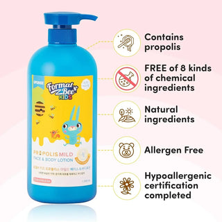 Formal Bee Kids - Propolis Mild Face & Body Lotion 1000ml - Koreabe