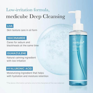 Medicube - Zero Pore Blackhead Deep Cleansing Oil 205ml - Koreabe