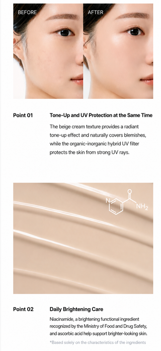 Musinsa Beauty - Солнцезащитный крем с тонирующим эффектом Perfect Shield, 40 мл * 2