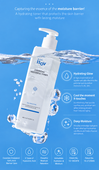 ISOV - Essential Waterful Toner 485ml