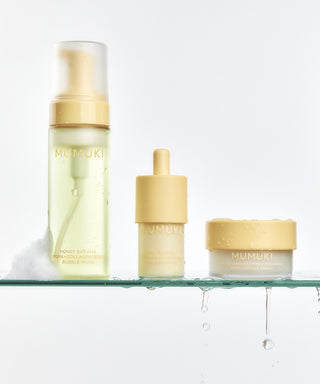 Mumuki - Honey Banana Set (Bubble Mask 150ml + Ampoule 30ml + Cream 50ml)