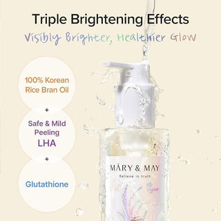 Mary & May - Rice Glutathione Cleansing Oil 200ml - Koreabe