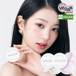 Amuse - Ceramic Sebum Powder - 2 Colors - Koreabe