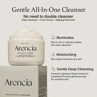 Arencia - Очищающее средство с рисовым слизью 120мл