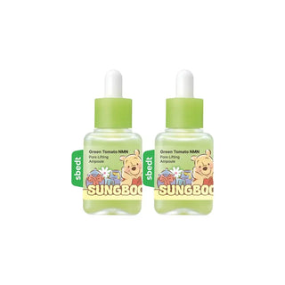 Sungboon Editor - Green Tomato NMN Pore Lifting Ampoule 40ml*2 (версия "Винни-Пух")